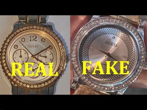 how to tell a fake guess watch|how to identify a watch.